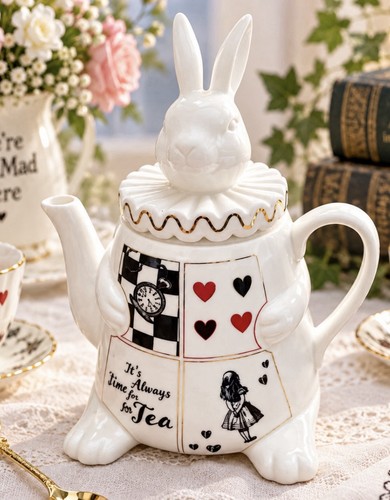 Alice wonderland teapot - in,