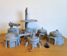 Alien army war buildings - war,