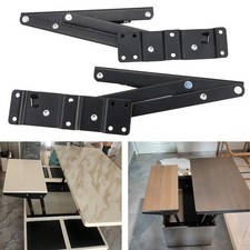 1 Pair Folding Lift up Top Table Mechanism Hardware Fitting Hinge Gas Hydraulic