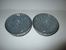 Denby Studio Grey 2 x Rice Bowls New First Quality Excellent Condition