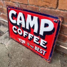 Camp Coffee Vintage Metal