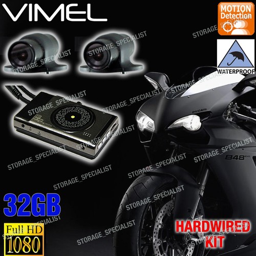 Motorcycle dual camera - dual,