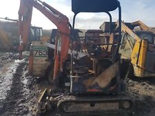 Hitachi zx17u 2011 mini digger excavator dismantling for parts !! blade ram only