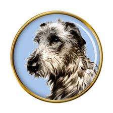 Scottish Deerhound Dog Lapel
