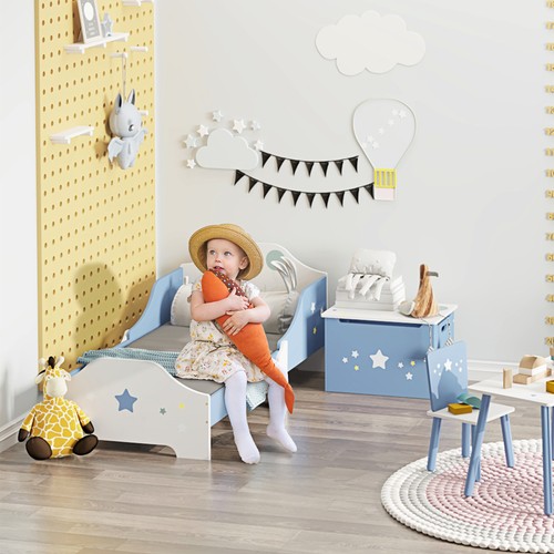 Kids toddler bed frame safety - toddler,