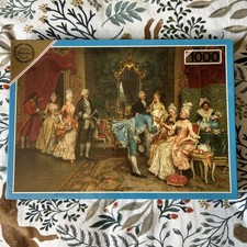 FREE POSTAGE Deluxe Falcon 1000 Piece Puzzle Jigsaw "THE RECEPTION" Arturo Ricci