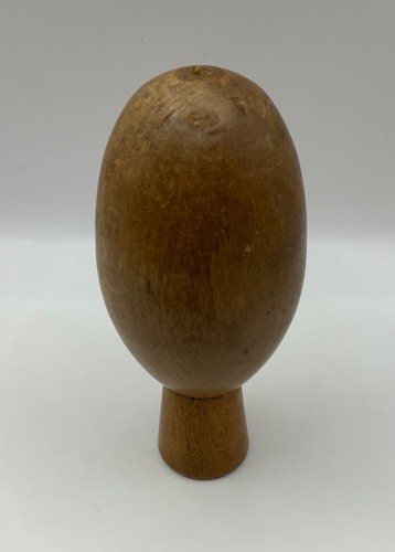 Vintage wooden egg darning - wooden,