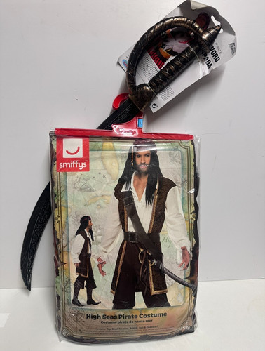 Mens high seas pirate costume - mens,