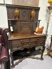 Vintage Heavily Carved Dutch Dresser