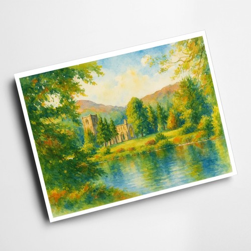 Print dunkeld cathedral - -,