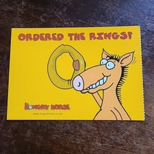 Onion Rings, Hungry Horse Advertising Postcard, Boomerang, Unposted.