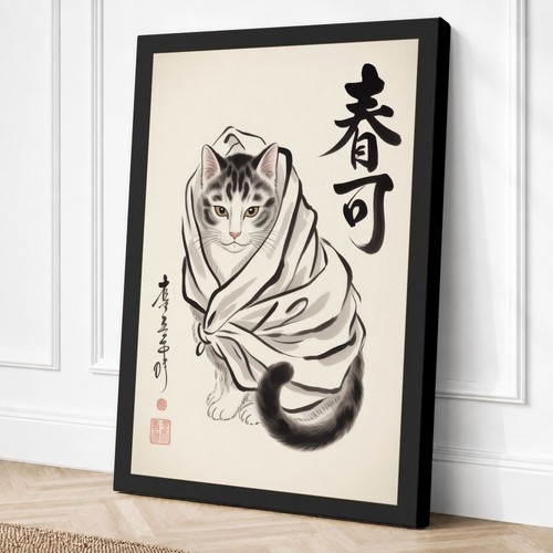 Cat flowing robes - cat,
