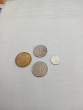 4 Old Foreign Coins From