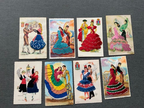 Spanish silk embroidered - embroidered,
