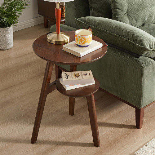 100 solid wood tier - wood, 2-tier