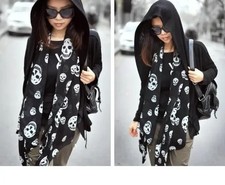 Black White Skulls Fashion
