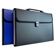 13 Pocket Expanding File Organiser A4 Paper Storage Wallet Document Folder Offic