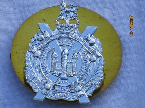 Kings own scottish borderers - scottish,