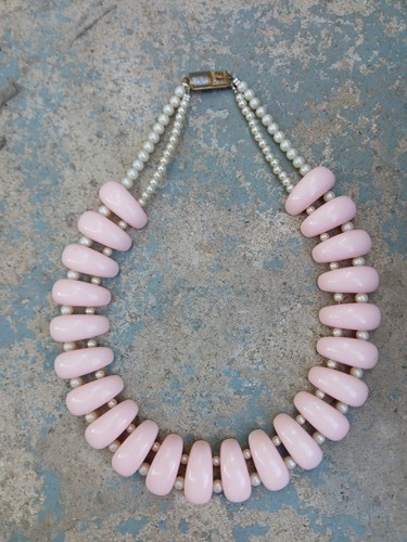 Vintage 1950s pink lucite - vintage,