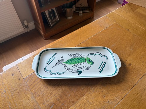 Poole pottery serving - pottery,