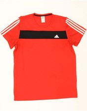 ADIDAS Mens T-Shirt Top XL Red