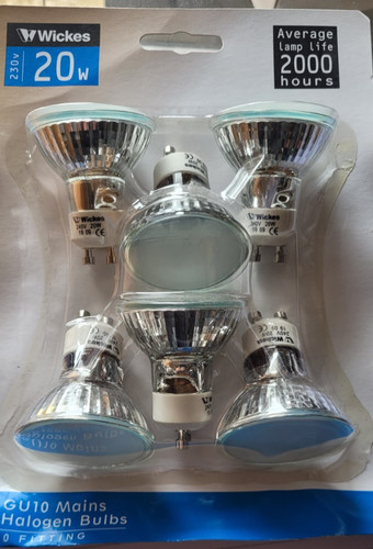 Gu10 halogen bulbs 20w - 12, x