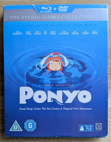 Ponyo blu ray - blu-ray, +