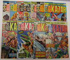 Marvel Comics bronze age 1974 - 1977 John Buscema's Ka-Zar  (11 pack)  #5 - #20