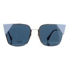 Fendi Gold Blue Sunglasses Square Ladies 0191/S