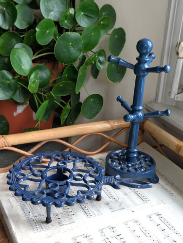 Vintage cast iron - iron, tree