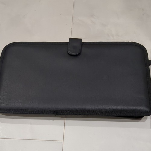 Black leather rear interior - black,