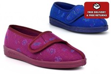 Womens wide fit - fit, slippers