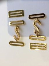 Snake Belt Buckles Gold Tone