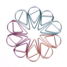 Drop Shape Paper Clips 50