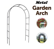 2.4m Metal Garden Arch Heavy