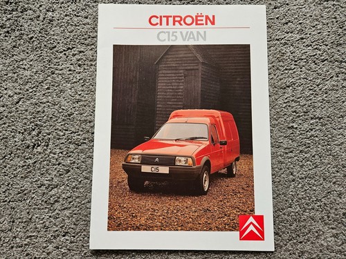 Citroen c15 van sales - sales, brochure