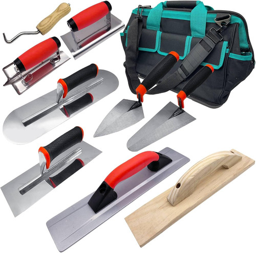 Piece concrete trowel set - trowel,