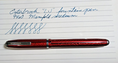 Esterbrook red fountain - fountain, pen