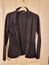 Black Thin Short Blazer Boohoo