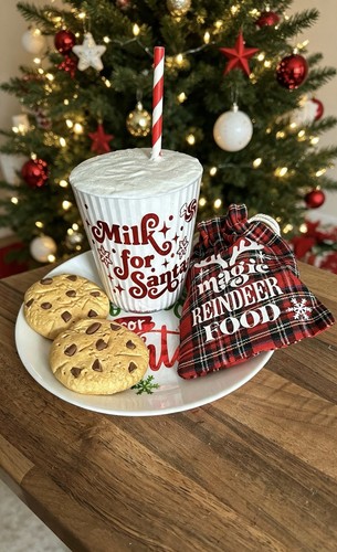 Milk cookies for santa - cookies,