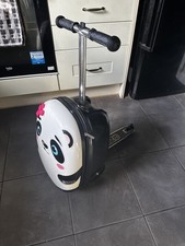 Flyte Midi 18 Inch Panda 2-in-1 Ride on Scooter Suitcase For Kids