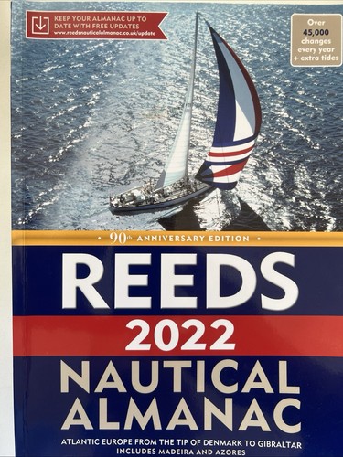 Reeds nautical almanac 2022 - nautical,
