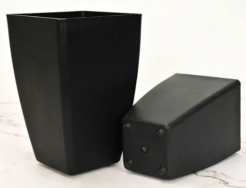 Large black square plant - plant, pots