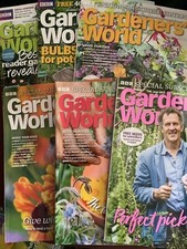 6 ISSUES GARDENERS' WORLD MAGAZINE, 2017 & 2023 EXC.COND.