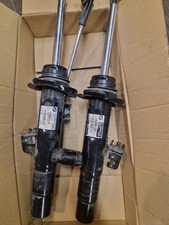 Pair Of Genuine BMW Front Left & Right Active Strut Shock Absorbers 37116865566 