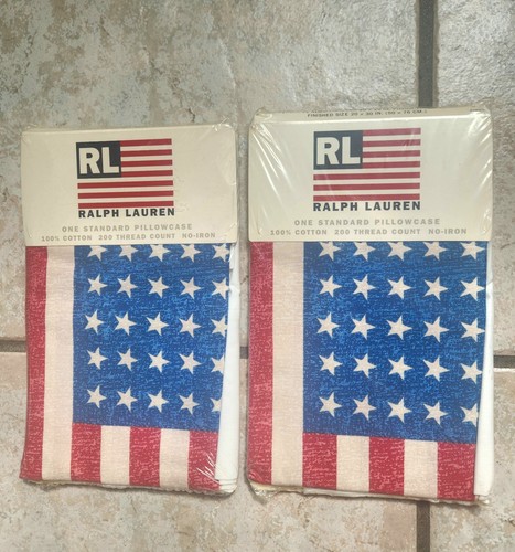 Ralph lauren flag pillowcase - lauren,