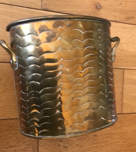 Oval copper planter - planter, with