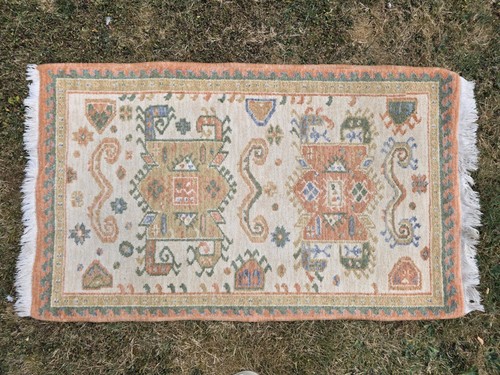 Vintage persian style fringed - persian,