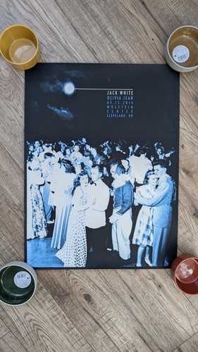 Jack white poster - white, 2014