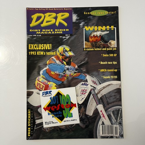 Dirt bike rider dbr oct - dbr, 1992